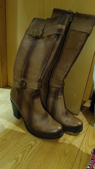 Дамски ботуши естествена кожа