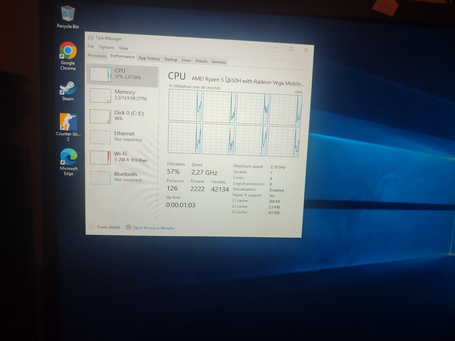 Лаптоп Tuff 505 gaming
