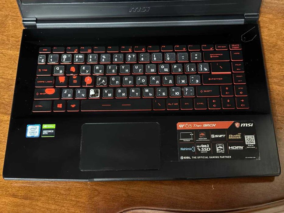 ИГРОВОЙ НОУТБУК MSI Core i5 | DDR4 8gb | GTX 1050ti 4gb