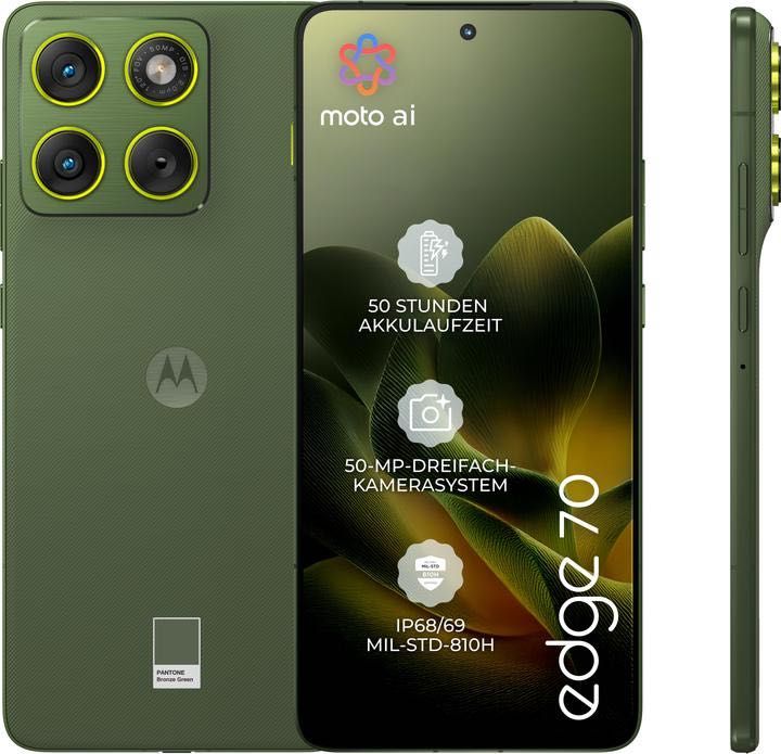 НОВ! Motorola Edge 70 5G 512GB 12RAM Grey / Bronze / Pantone
