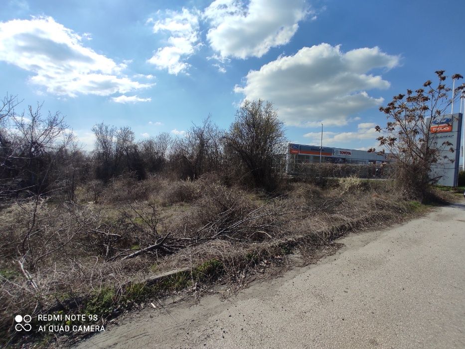 Парцел с 63метра лице до Индустриална зона Загоре