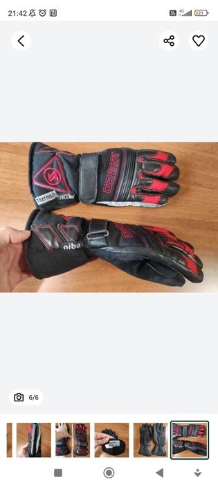 Manusi moto din piele naturala