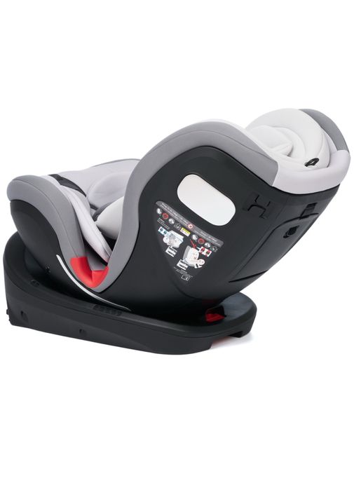 Scaun auto pentrun copii U-Grow, cu isofix, rotativ, 0-36 kg, rosu