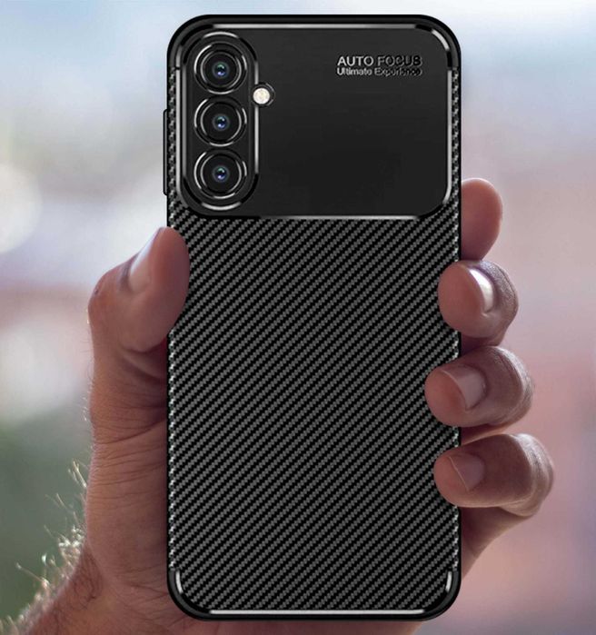 Husa Premium antisoc model Carbon Samsung Galaxy A17 / A26 / A36 / A56