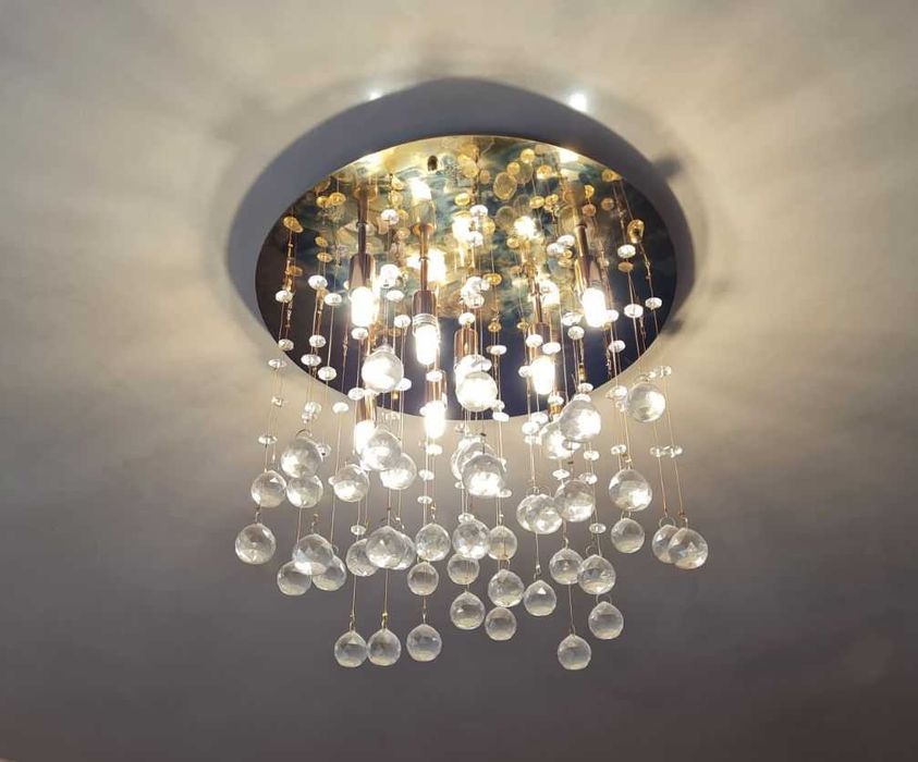 Комплект кристални LED полюлеи