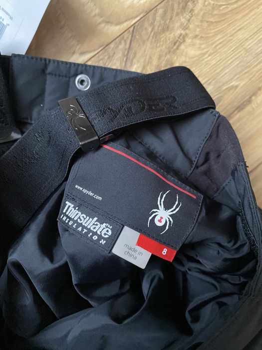 SPYDER-pantaloni NOI, de iarna, profi , impermeabili, marimea 8 Reg