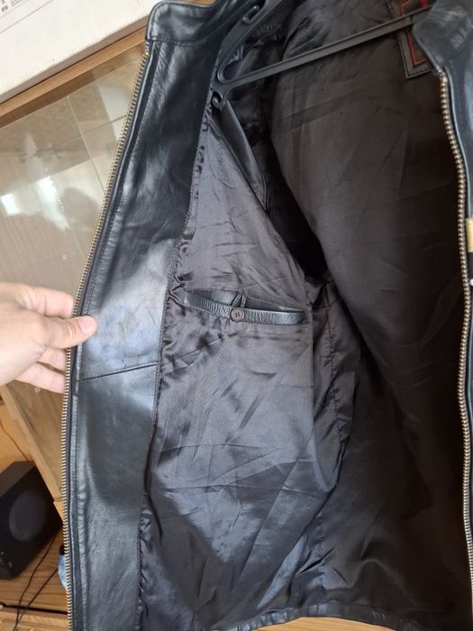 Кожаная куртка натуральный