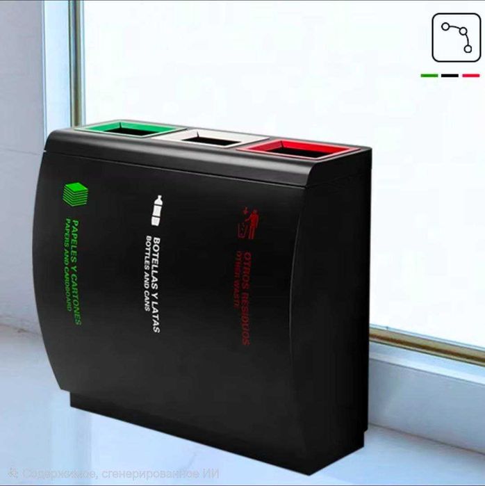 Пепельница урна для курения нержавейка напольная новая