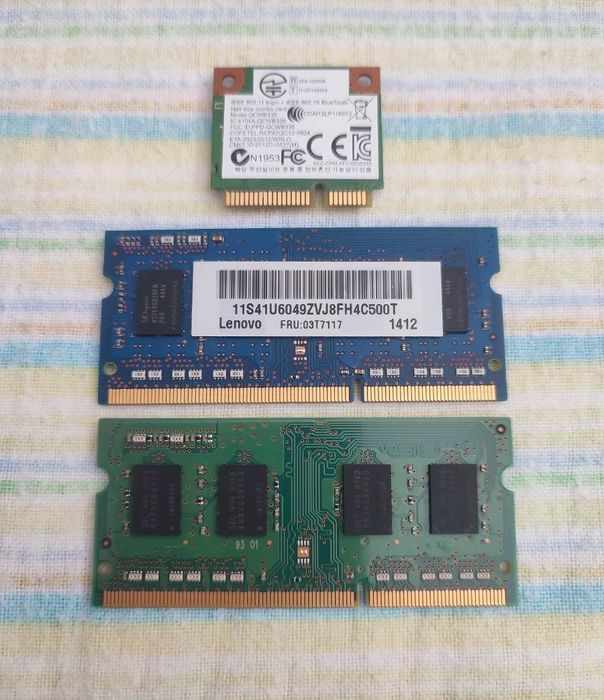 Рам памет 2 х 4GB DDR3L 1600 sodimm + wifi