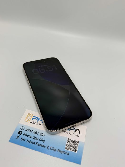 iPhone 15 PRO 128Gb 100%- Din magazin,cu garantie! RATE TBI !