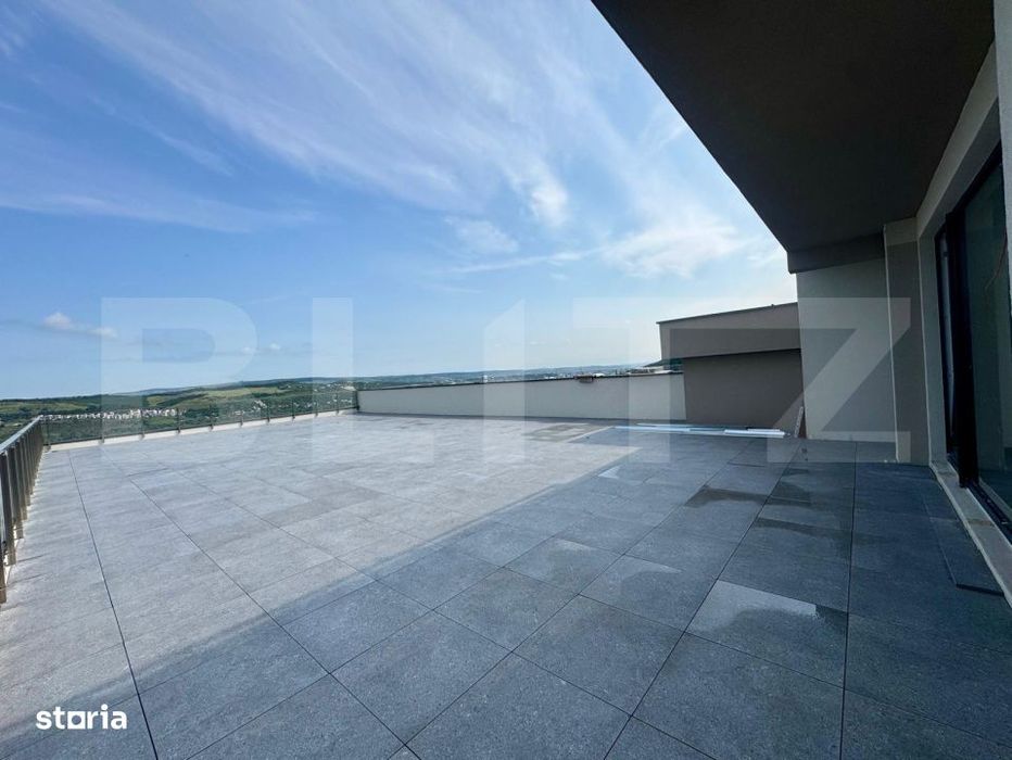 Penthouse de lux, 99 mp cu terasa panoramica 169 mp, vedere 360