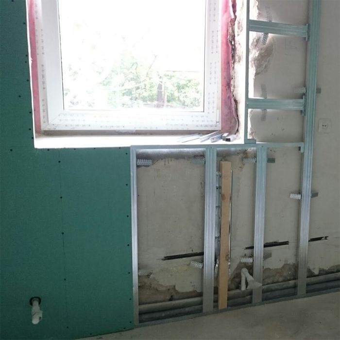 Монтаж гипсокартона ГКЛ