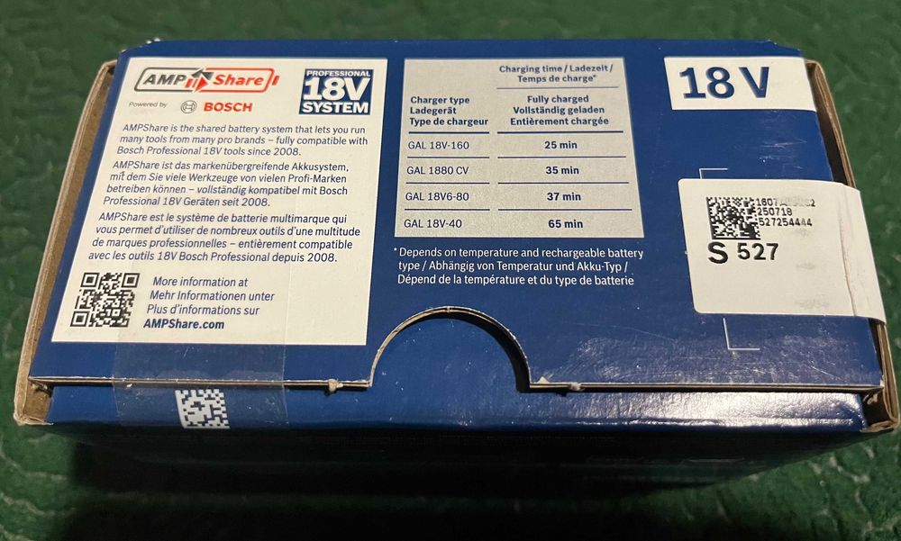 Aкумолаторна батерия 18 V 4.0 AH BOSCH PROFESSIONAL GBA 18