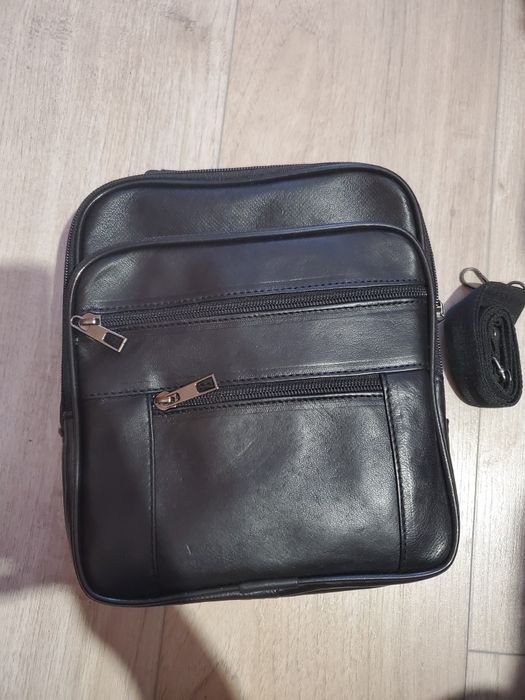 Мъжка чанта - ест. кожа