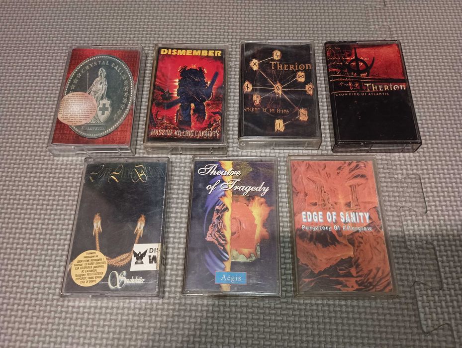 аудио касети с метъл по 12 лева