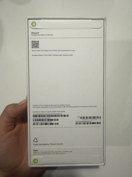 Iphone 17 неразопакован