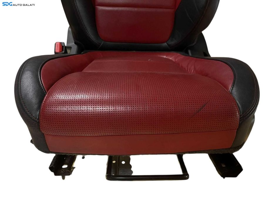 Scaun Stanga Fata Sofer Piele Rosu Negru Jaguar XF X260 2015 - 2024 [B4764]