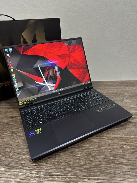 мощный i9 ноутбук, 32-ядра, 8Gb RTX 4060 Acer Predator Helios Neo 16