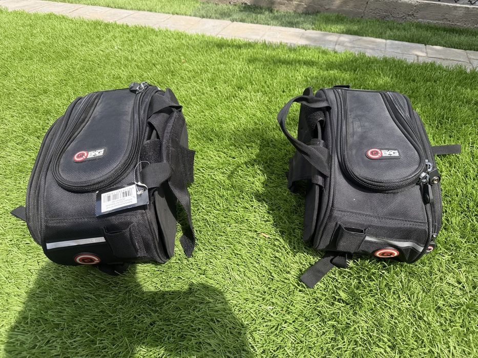 Genti laterale textil motocicleta saddlebags