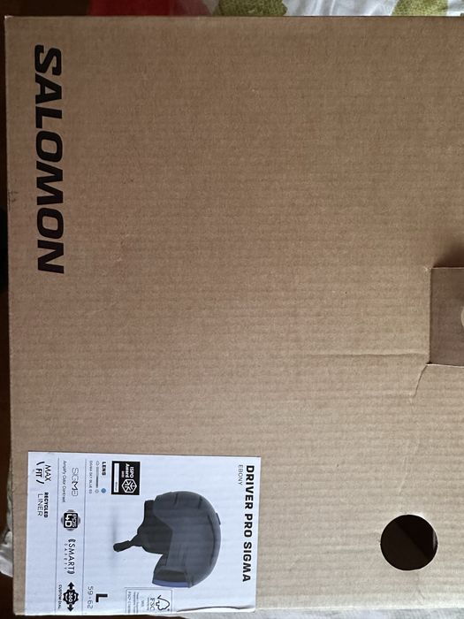 Сноуборд Ски Каска С Вградени Очила Salomon Driver Pro Sigma