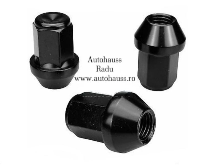 Piulite prezoane Negre  M12 x 1,25 Suzuki Nissan Subaru Lada Niva