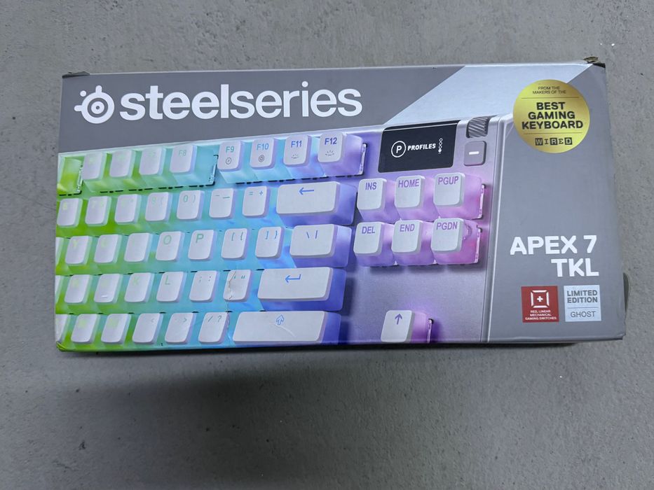 Steelseries apex 7 tkl limited ghost version