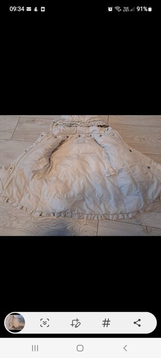 Geaca usoara fulgi  ivoire marimea  98 2-3 ani amore