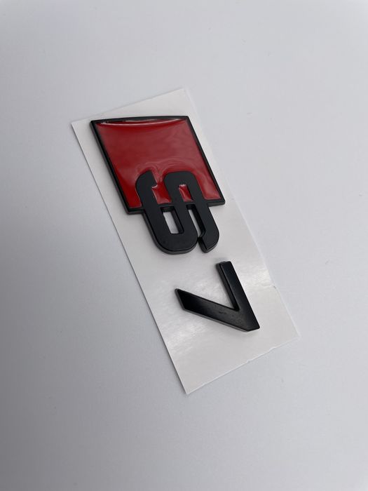 Emblema Audi S7 spate metal negru