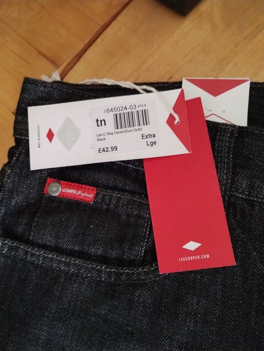 Къси оригинални дънки Lee Cooper мъжки XL