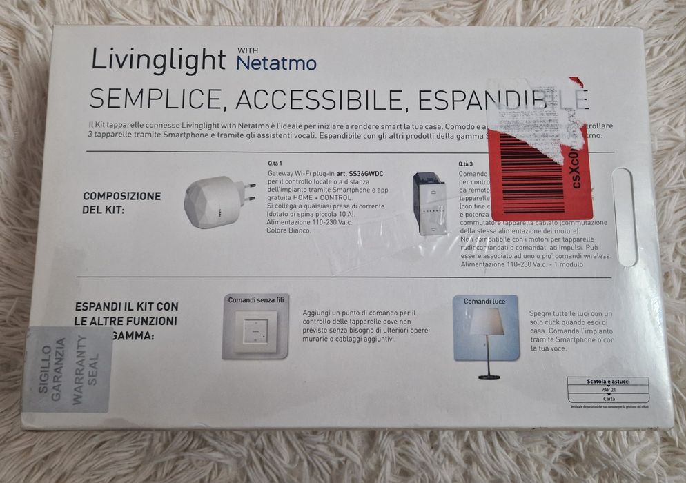 Kit  Smart Bticina SN 3602  pentru rulouri inteligente 3  ! Nou