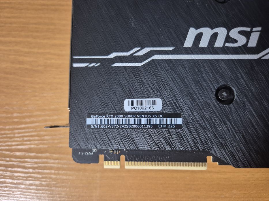 Видеокарта rtx 2080 super VENTUS XS OC