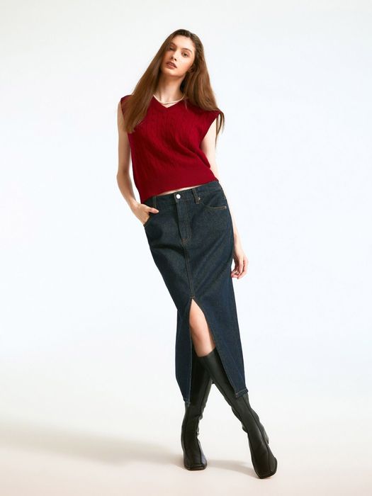 Джинсовая юбка Корея