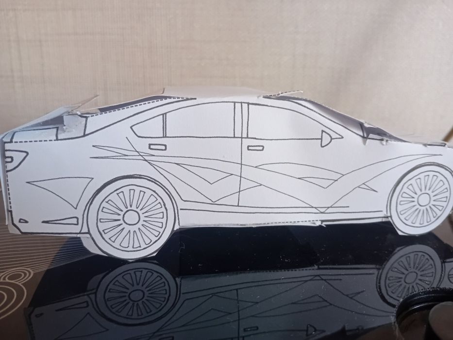 Машина  декорация