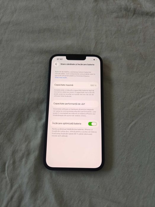 iPhone 14 128GB ca nou 100% baterie