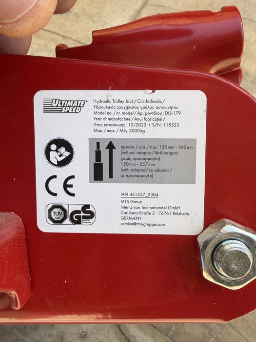 Cric hidraulic 2T ca nou