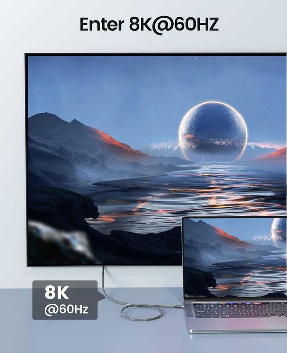 Кабель Orico USB4 Thunderbolt 4 240W 40GBps Длина 1M