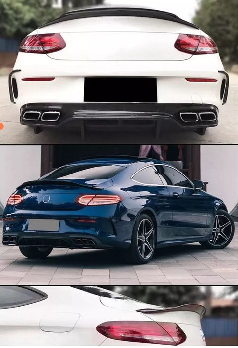 Eleron porbagaj spoiler sport tuning Mercedes C class W205 R Style PSM
