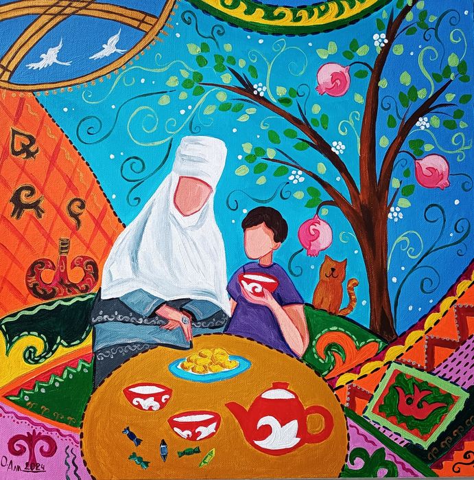 Картина в национальном стиле