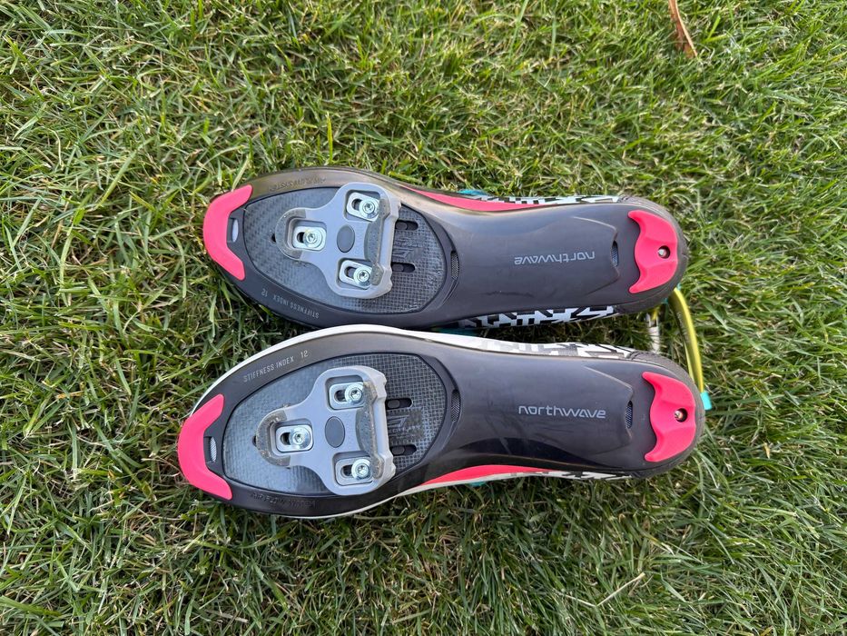 Pantofi triatlon Northwave Tribute 2 Carbon, marime 44, cu placute Look Keo