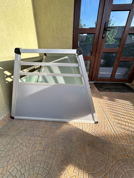Cușcă aluminiu transport catei