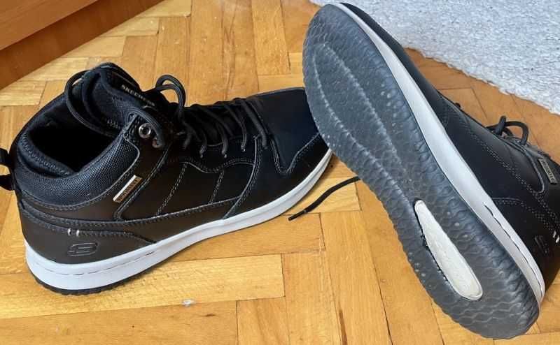Ghete sport Skechers din piele, impermeabile