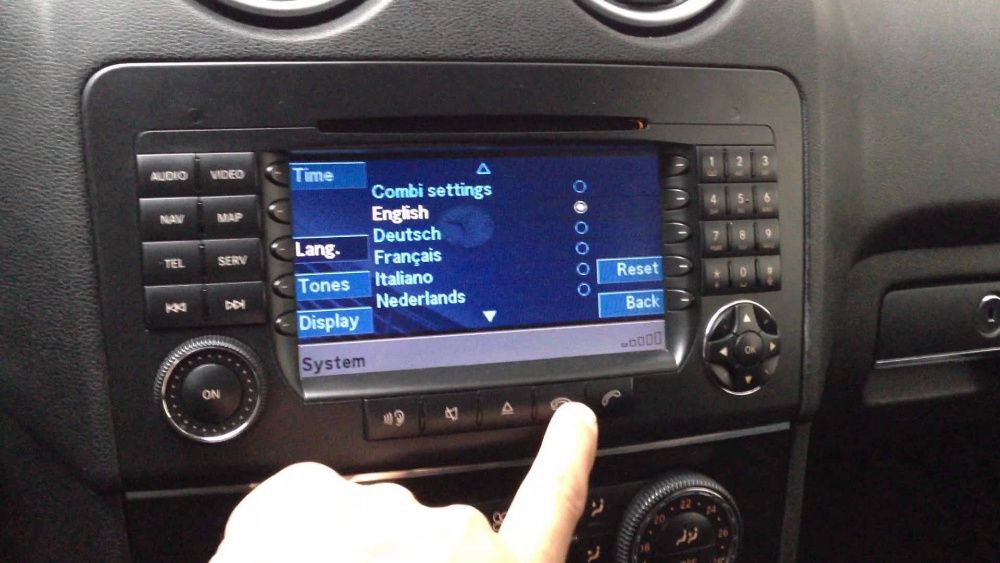 DVD navigatie Mercedes - A, B, C, CLK, G, ML, GL - Klasse 2023