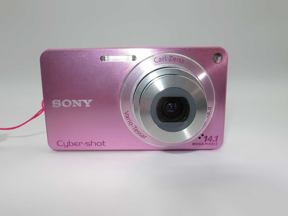 Sony CyberShot W350 розов компактен фотоапарат, дигитална камера - НОВА - ползвана веднъж - пълен комплект - Отлична