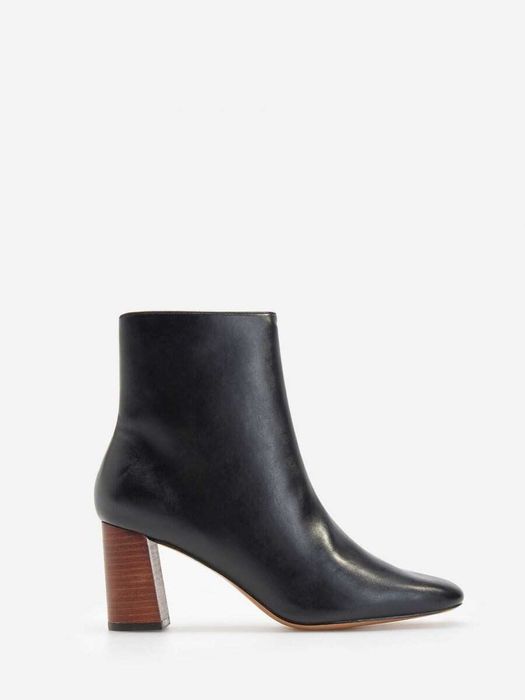 Botine cu toc, negre,  marimea 40