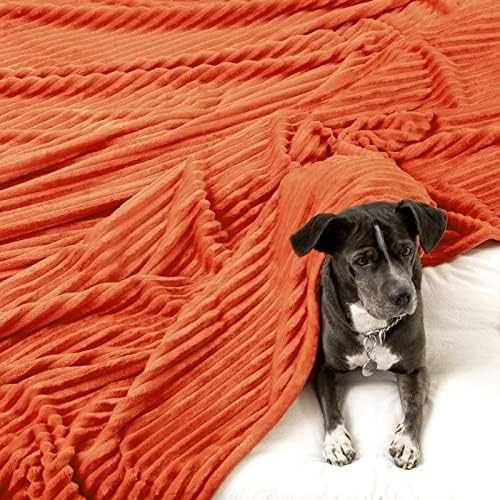 MIULEE пухкаво одеяло 150x200см Orange Red