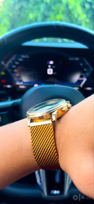 Золотые бриллиант Cartier часы