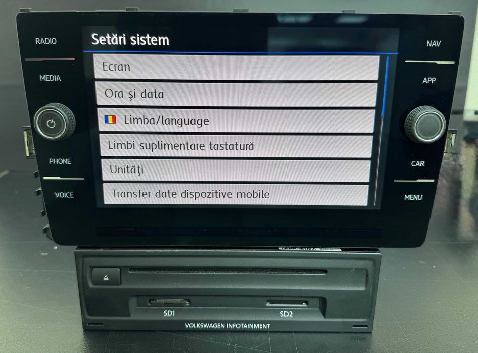Navigatie Originala MIB 2 + Display Passat  Golf 7  CarPlay Android
