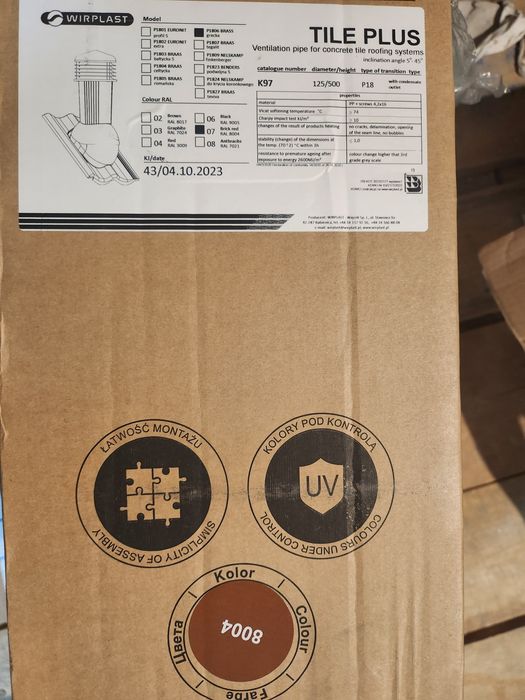 Coș de ventilare tigla Romana