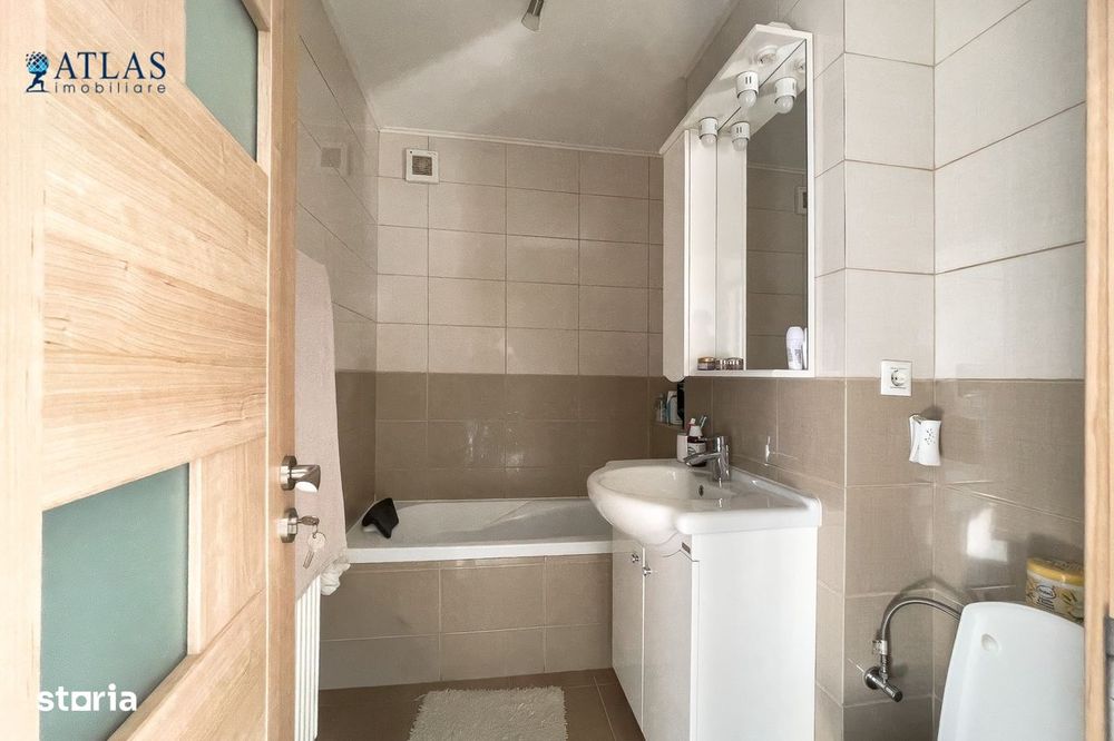 Apartament 2 camere, zona Județean, etaj 3/4, 50mp, mobilat si utilat