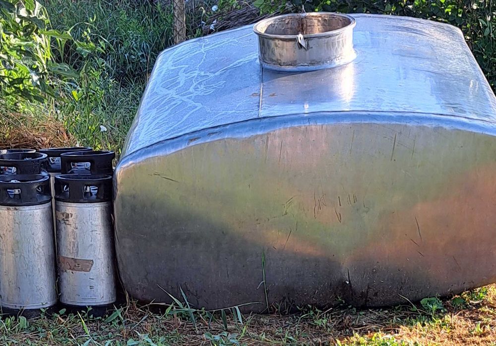 Recipient inox alimentar 3000 l si 6 recipiente 20 l